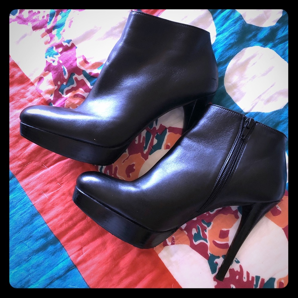 Stuart Weitzman Platform High Heel Booties - image 1